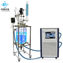 SF-100L Lab chemical stirring jacketed glass reactor